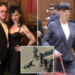 A esposa do baixista do Weezer, Scott Shriner, pede o divórcio meses depois de supostamente atirar em policiais em um impasse bizarro
