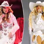 A estrela country Lainey Wilson é acusada de copiar o desempenho de Beyoncé no intervalo da NFL no Natal