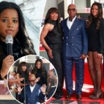 A filha de Angela Bassett, Bronwyn, 19, combina com sua mãe na cerimônia da Calçada da Fama de Hollywood