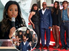 A filha de Angela Bassett, Bronwyn, 19, combina com sua mãe na cerimônia da Calçada da Fama de Hollywood A filha de Angela Bassett, Bronwyn, 19, combina com sua mãe na cerimônia da Calçada da Fama de Hollywood