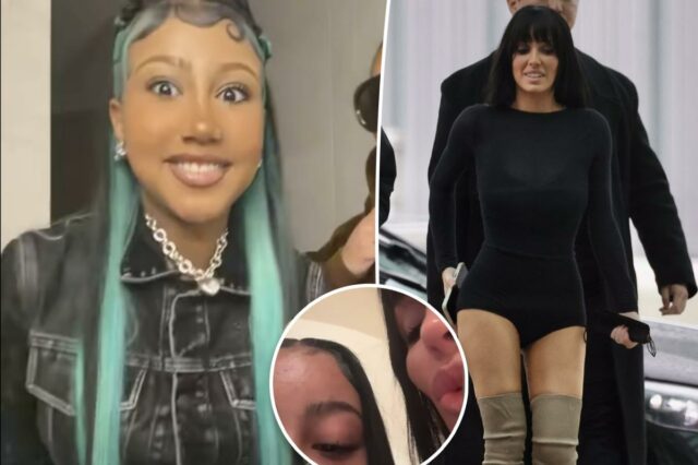 A filha de Kim Kardashian, North West, compartilha uma selfie A filha de Kim Kardashian, North West, compartilha uma selfie rara com a madrasta, Bianca Censori, no Natal