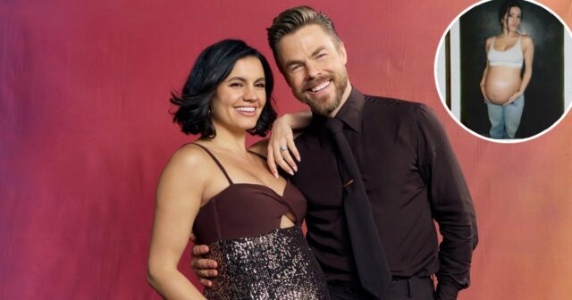 A grávida Hayley Erbert mostra sua barriguinha nua antes da data prevista para o parto, para sempre maravilhada com meu corpo