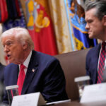 O secretário de Estado dos EUA, Marco Rubio, dá uma coletiva de imprensa durante a Reunião de Ministros das Relações Exteriores da ASEAN no Centro de Convenções em Kuala Lumpur, sexta-feira, 11 de julho de 2025. (Mandel Ngan/Pool Photo via AP)