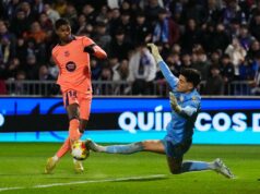A imprensa espanhola reage a Marcus Rashford ao provar que Thomas Tuchel estava errado ao marcar para o poder do Barcelona Marcus Rashford do FC Barcelona comemora um gol com seus companheiros durante a Copa da Espanha, Copa del Rey, partida de futebol das oitavas de final disputada entre CD Guadalajara e FC Barcelona no Estádio Pedro Escartin em 16 de dezembro de 2025