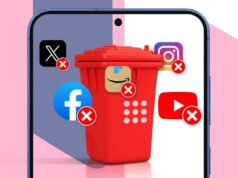 A limpeza do telefone no final do ano que me ajudou a recuperar meu foco Um mascote 3D do Android cercado por ícones que representam recursos como tela dividida, histórico da área de transferência, configurações rápidas, automação e navegação por gestos.