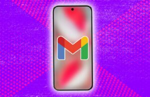 A longa espera para alterar seu endereço do Gmail pode acabar em breve uma caixa de entrada do Gmail em perspectiva está em segundo plano com o logotipo do Gmail em perspectiva em primeiro plano