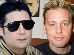 A mãe de Corey Haim critica Corey Feldman por alegar que Corey o ‘molestou’ Corey Feldman e Corey Haim Getty 1