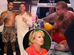 A mãe de Jake Paul quer dar um soco na ‘cara presunçosa’ do promotor de Anthony Joshua nas consequências da luta Anthony Joshua e Eddie Hearn
