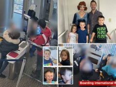 A mãe de Utah, Elleshia Seymour, supostamente raptou seus 4 filhos para a Europa, temendo que o ‘fim dos tempos’ estivesse chegando A mãe de Utah, Elleshia Seymour, supostamente raptou seus 4 filhos para a Europa, temendo que o 'fim dos tempos' estivesse chegando