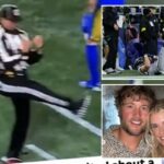 A 'mesquinha' esposa de Matthew Stafford quer os nomes dos árbitros após derrota polêmica