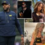 A modelo Curvy OnlyFans diz que a treinadora demitida do Michigan, Sherrone Moore, 'entrou em seus DMs', conforme um comportamento mais obscuro revelou