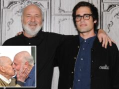 A necessidade de Rob Reiner da aprovação do pai Carl moldou seu relacionamento com o filho e suposto assassino Nick: entrevista Carl Reiner e Rob Reiner se beijando na boca.