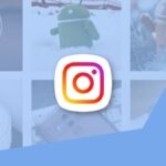 herói com textura do instagram