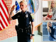 A nova mãe policial que ameaçou matar o filho bebê ficará atrás das grades, decide o juiz A nova mãe policial que ameaçou matar o filho bebê ficará atrás das grades, decide o juiz