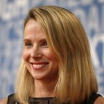 Marissa Mayer poses for a picture on the red carpet for the 6th annual 2018 Breakthrough Prizes at Moffett Federal Airfield, Hangar One in Mountain View, Calif., on Sunday, Dec. 3, 2017. (Nhat V. Meyer/Bay Area News Group)