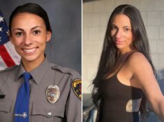 A policial de NJ, Rebecca Sayegh, perde o emprego por atacar o ex-namorado e sua nova namorada em invasão de casa Rebecca Sayegh, 32, se confessou culpada de roubo, dano criminoso e agressão simples em 17 de novembro, por invadir a casa de seu ex em Berkeley em abril