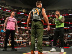 A principal estrela do WWE Raw aparentemente eliminada da TV WWE Raw promo featuring CM Punk, Jey Uso, and LA Knight