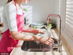 A razão nojenta pela qual você NUNCA deve deixar a louça de molho na pia durante a noite: ‘Posita de bactérias nocivas’ Os especialistas dizem que você nunca deve deixar a louça de molho em água morna durante a noite, pois isso cria o terreno perfeito para a multiplicação de bactérias nocivas.