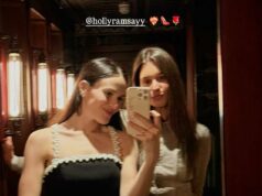 A semana do casamento de Holly Ramsay e Adam Peaty começa: o casal desfruta de uma refeição deliciosa no restaurante Lucky Cat do pai Gordon com o companheiro de natação e a esposa do atleta olímpico em meio a uma rivalidade familiar tóxica A tóxica rivalidade familiar que atualmente ofusca o casamento iminente de Holly Ramsay com Adam Peaty foi deixada de lado na noite de segunda-feira, enquanto eles jantavam com amigos no restaurante Mayfair de seu pai.