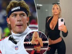 A suposta namorada de Jaxson Dart, Marissa Ayers, atordoa durante a luta entre Jake Paul e Anthony Joshua A suposta namorada de Jaxson Dart, Marissa Ayers, atordoa durante a luta entre Jake Paul e Anthony Joshua