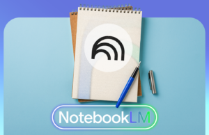 A última atualização do Google mudou a maneira como me sinto em relação ao NotebookLM Ilustração do recurso Deep Research do NotebookLM, mostrando uma lupa sobre código binário, o logotipo do NotebookLM e cartões de documentos empilhados.