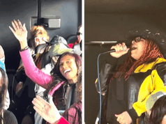 A vencedora do Grammy, Candace Wakefield, transforma o ônibus da turnê TMZ em um concerto privado 123025_tmz_brunch_tour_kal