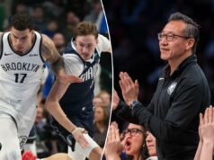 A viagem dos Nets a Dallas oferece um lembrete do que poderia ter sido – e do que está por vir Michael Porter Jr. #17 do Brooklyn Nets e Cooper Flagg #32 do Dallas Mavericks lutam pela bola durante o jogo em 12 de dezembro de 2025 no American Airlines Center em Dallas, Texas.