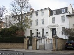 ALEXANDRA SHULMAN: Não culpo o milionário que colocou uma cerca elétrica em volta de sua mansão – peguei sarna de uma raposa assistindo Netflix no meu sofá Na foto: uma casa em Notting Hill com cerca elétrica projetada para manter as raposas longe da propriedade