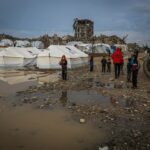 AO VIVO: Chuvas fortes e inundações enquanto a tempestade Byron atinge Gaza devastada pela guerra