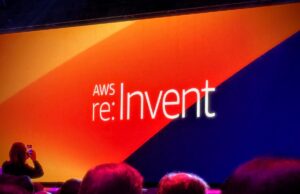 AWS re:Invent foi uma proposta completa para IA. Os clientes podem não estar prontos. AWS re:Invent logo