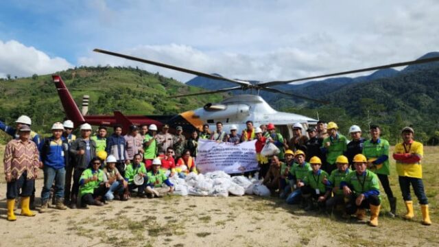 Acesso terrestre cortado, GMR envia ajuda para a área isolada de Tanah Gayo Aceh usando helicóptero
