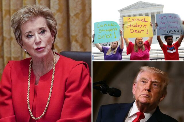 Administrador de Trump começará a confiscar salários de empréstimos estudantis inadimplentes no próximo ano
