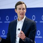 David Zaslav, CEO da Warner Bros. Discovery, e David Ellison, CEO da Paramount (Crédito: Getty Images/Christopher Smith para TheWrap)