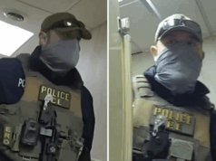 Agentes do ICE invadem banheiro feminino: ‘Puxe as calças’ Agentes do ICE invadem banheiro feminino: ‘Puxe as calças’