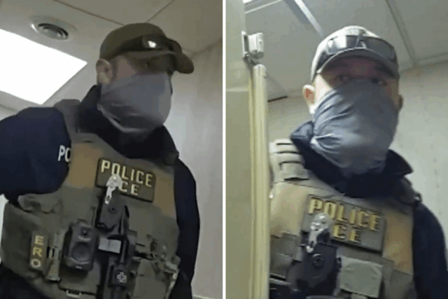 Agentes do ICE invadem banheiro feminino: ‘Puxe as calças’
