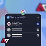 Um gráfico destacando as fontes preferidas da Pesquisa Google.