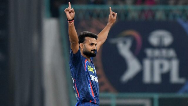 Akash Deep foi vendido para Kolkata Knight Riders por Rs. Akash Deep foi vendido para Kolkata Knight Riders por Rs. 1 crore no leilão IPL 2026