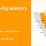 Alerta de neblina densa para a Delta até o meio-dia de sexta-feira – visibilidade de 1/4 de milha