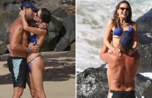 Alessandra Ambrosio flagrada beijando Buck Palmer em praia brasileira Alessandra Ambrosio Namorado Buck Palmer Handsy Beach 3