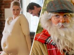 Alexandra Breckenridge vai ao contrário ‘Sra. Doubtfire’ no filme Unhinged ‘My Secret Santa’ da Netflix Alexandra Breckenridge vai ao contrário 'Sra. Doubtfire' no filme Unhinged 'My Secret Santa' da Netflix