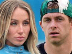 Alix Earle admite tempos difíceis após a separação de Braxton Berrios Alix Earle parecendo triste e Braxton Berrios getty comp