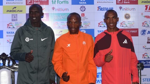 Alphonce Simbu, Joshua Cheptegei e Gulveer encabeçam a maratona Tata Steel World em Calcutá
