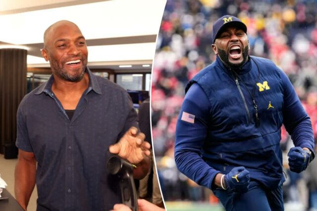 Amani Toomer, ex-aluno de Michigan, detalha por que Sherrone Moore Amani Toomer participa do Charity Day 2025, organizado pelo Cantor Fitzgerald Relief Fund na Cantor em 11 de setembro de 2025 na cidade de Nova York.