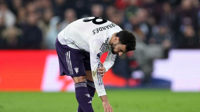 Amorim confirma que Bruno Fernandes perderá o jogo do Manchester United contra o Newcastle, mas parece otimista
