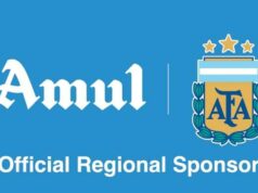 Amul continuará como patrocinadora regional oficial da seleção argentina de futebol Amul continuará como patrocinadora regional oficial da seleção argentina de futebol