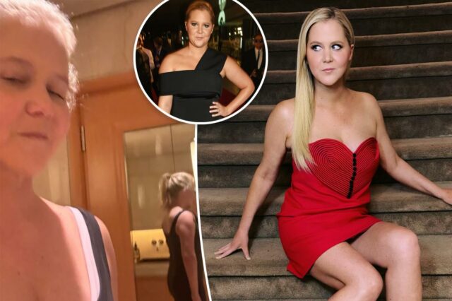 Amy Schumer mostra perda de peso de 22 quilos em selfie de Skims
