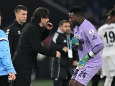 Andre Onana, emprestado do Man Utd, foi avisado pelo chefe do Trabzonspor sobre seu jogo arriscado, ‘é um jogo sério…’ André Onana cobra tiro de meta do Trabzonspor