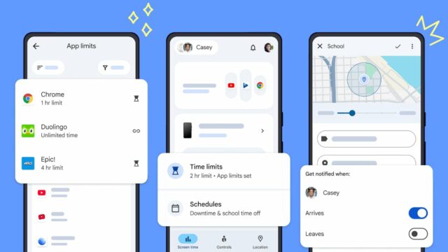 Controles parentais do Android 16