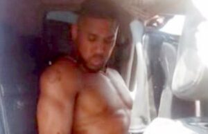 Anthony Joshua ferido e dois mortos em acidente de carro na Nigéria Anthony Joshua em imagens das consequências do incidente (Adeniyi Orojo)