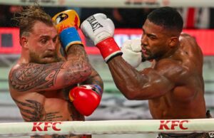 Anthony Joshua nocauteia Jake Paul no sexto round da luta dos pesos pesados Anthony Joshua nocauteia Jake Paul no sexto round da luta dos pesos pesados